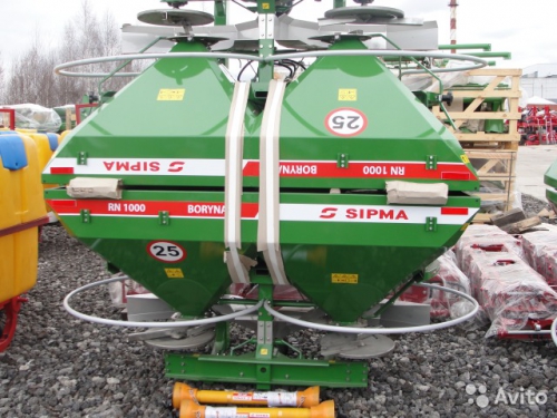 Рассеиватель минеральных удобрений SIPMA RN 500 BORYNA, SIPMA RN 1000 BORYNA